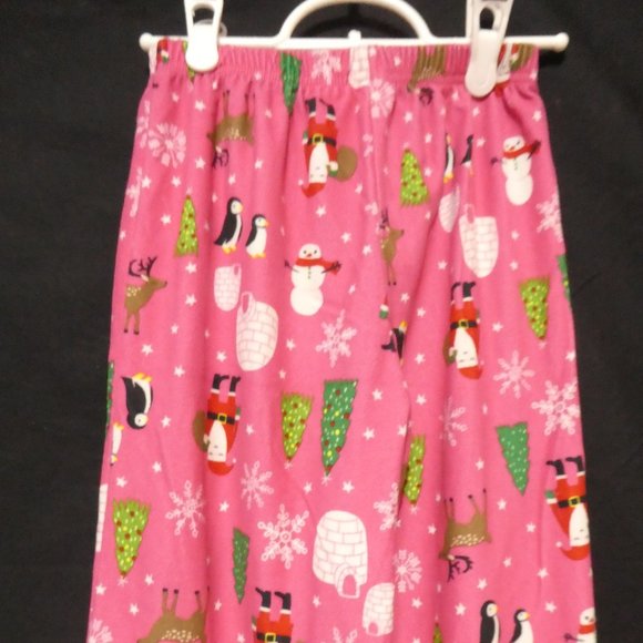 CARTER'S | size 10 | Christmas / Holiday Theme Pink Fleece Pants | NWOT - Picture 8 of 12